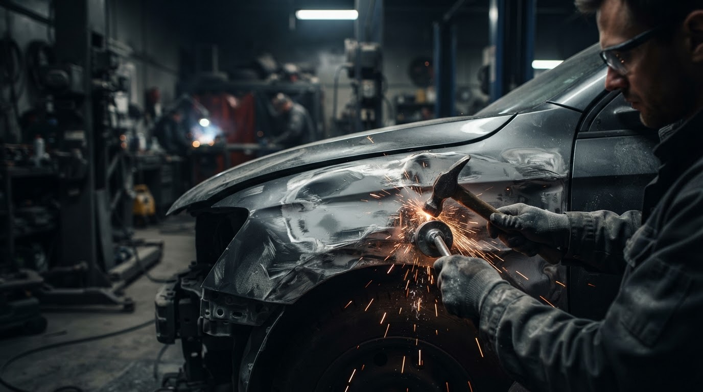 Collision Repair work at Certified Motor Sports